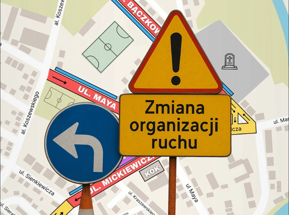 Nowa organizacja ruchu w Kościanie od 24 października 2025